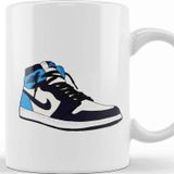 Baskı Dükkanı Air Jordan 1 High Obsidian Kupa