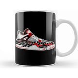 Baskı Dükkanı Air Jordan 13 Retro AJ13 Panda White and Black Basketball Fans Art Kupa
