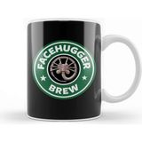 Baskı Dükkanı Alien Facehugger Brew Coffee Starbucks Kupa