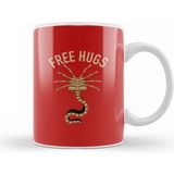 Baskı Dükkanı Alien Facehugger Free Hugs Xenomorph Kupa