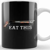 Baskı Dükkanı Aliens Eat This Shotgun Quote Corporal Dwayne Hicks Kupa Bardak