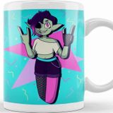 Baskı Dükkanı Alt Zombie Girl Background Kupa