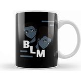 Baskı Dükkanı Anime Style Black Lives Matter Kupa