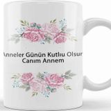 Baskı Dükkanı Anneler Günü Annelere Hediye 047 Kupa