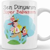 Baskı Dükkanı Babalar Günü Babaya Hediye 029 Kupa
