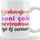 Baskı Dükkanı Babalar Günü Babaya Hediye 03 Kupa