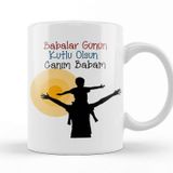 Baskı Dükkanı Babalar Günü Babaya Hediye 069 Kupa Bardak