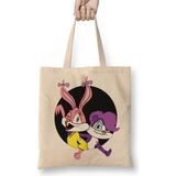 Baskı Dükkanı Babs Bunny And Fifi La Fume Bez Çanta