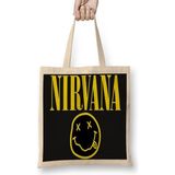 Baskı Dükkanı Banda Nirvana Bez Çanta
