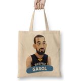 Baskı Dükkanı Basketbol Marc Gasol Bez Çanta
