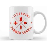 Baskı Dükkanı Baywatch Lifesaving Summer School Kupa