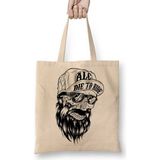 Baskı Dükkanı Beard Skull Bez Çanta