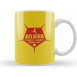Baskı Dükkanı Belgium Penalty School World Football Championship Kupa