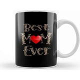 Baskı Dükkanı Best Mom Ever Anneler Günü 07 Kupa