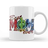 Baskı Dükkanı Best Mom Ever Gifts Anneler Günü Kupa