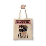 Baskı Dükkanı Blackpink 03 Bez Çanta Uzun Saplı