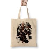 Baskı Dükkanı Bleach Ichigo Bez Uzun Saplı Krem Rengi Çanta