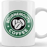 Baskı Dükkanı Bournemouth Coffee Kupa Bardak