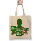 Baskı Dükkanı Breaking Bad 02 Bez Uzun Saplı Krem Rengi Çanta