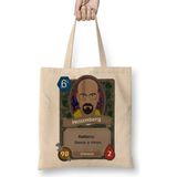 Baskı Dükkanı Breaking Bad Hearthstone Bez Uzun Saplı Krem Rengi Çanta
