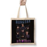 Baskı Dükkanı Bts Mots Bangtan Bez Çanta