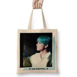 Baskı Dükkanı Bts V Lights Oil Paint Bez Çanta