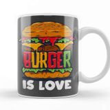 Baskı Dükkanı Burger Is Love Kupa