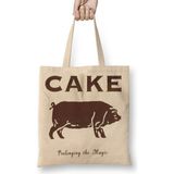 Baskı Dükkanı Cake Prolonging The Magic Bez Kadın Günlük Çanta