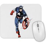 Baskı Dükkanı Captain America Splash Art Mouse Pad