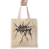 Baskı Dükkanı Cattle Decapitation Metal Bez Çanta