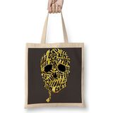 Baskı Dükkanı Caution Skull 2 Bez Çanta