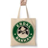 Baskı Dükkanı Çay Erdal Bakkalda Içilir Erdal Bakkal Bez Çanta