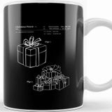Baskı Dükkanı Christmas Present Blueprint Kupa Bardak