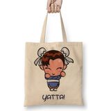 Baskı Dükkanı Chunli Baby Chun Li Yatta Bez Çanta
