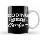 Baskı Dükkanı Coding Is My Cardio Kupa