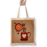 Baskı Dükkanı Coffe Time Bez Çanta