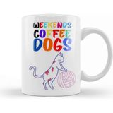 Baskı Dükkanı Coffee Cat Lover Funny Cat Lover Ggifts For Mmen Kids Kupa