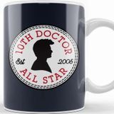 Baskı Dükkanı Converse All Star Tenth Doctor Who Kupa Bardak