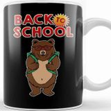 Baskı Dükkanı Cute Back To School Adorable Bear With Backpack Kupa