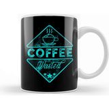 Baskı Dükkanı Cute & Funny Coffee Wasted Retro Caffeine Pun Kupa
