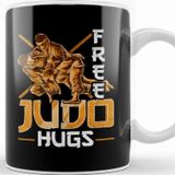 Baskı Dükkanı Cute & Funny Free Judo Hugs Mma Mixed Martial Arts Kupa Bardak