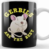 Baskı Dükkanı Cute & Funny Gerbils Are The Best Pet Owners Kupa Bardak