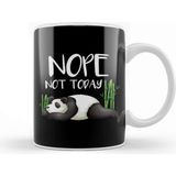 Baskı Dükkanı Cute Funny Nope Not Today Lazy Panda Sleepy Sleepyadorable Kupa