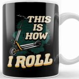 Baskı Dükkanı Cute Funny This Is How I Roll Rolling Pin Baker Pun Kupa