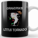 Baskı Dükkanı Cute Grandma S Little Tornado Kids Kupa