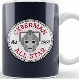 Baskı Dükkanı Cyberman Doctor Who All Star Converse Logo Kupa