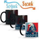 Baskı Dükkanı Darth Vader Hope Sihirli Porselen Kupa