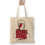 Baskı Dükkanı David Bowie Rebel Rebel Bez Kadın Günlük Çanta