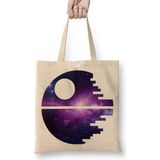 Baskı Dükkanı Death Star Bez Kadın Günlük Çanta