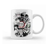 Baskı Dükkanı Demon Slayer All Characters Black and White Kupa